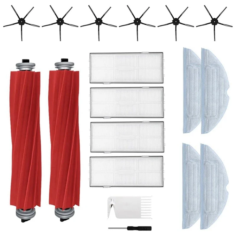 

Replacement Parts Accessories For Roborock S7,S7 Plus,S7+,S7 Maxv,S7 Maxv Ultra,T7S,T7S Plus, Main Brushes Filters