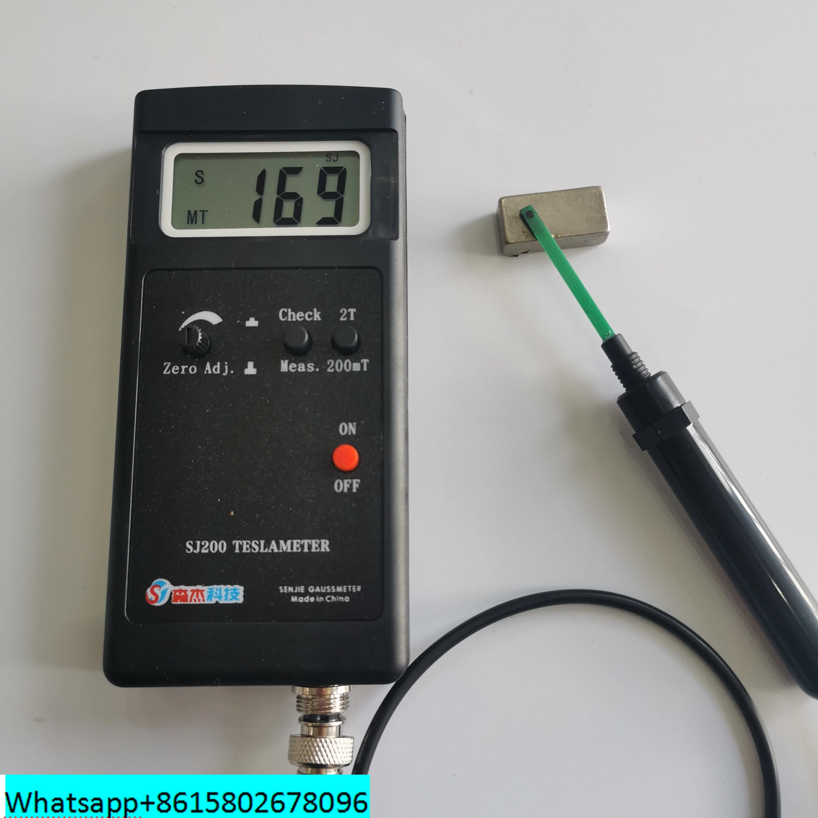 

Digital Gaussian tester SJ200 handheld magnetic field tester 0-200mT-2000mT