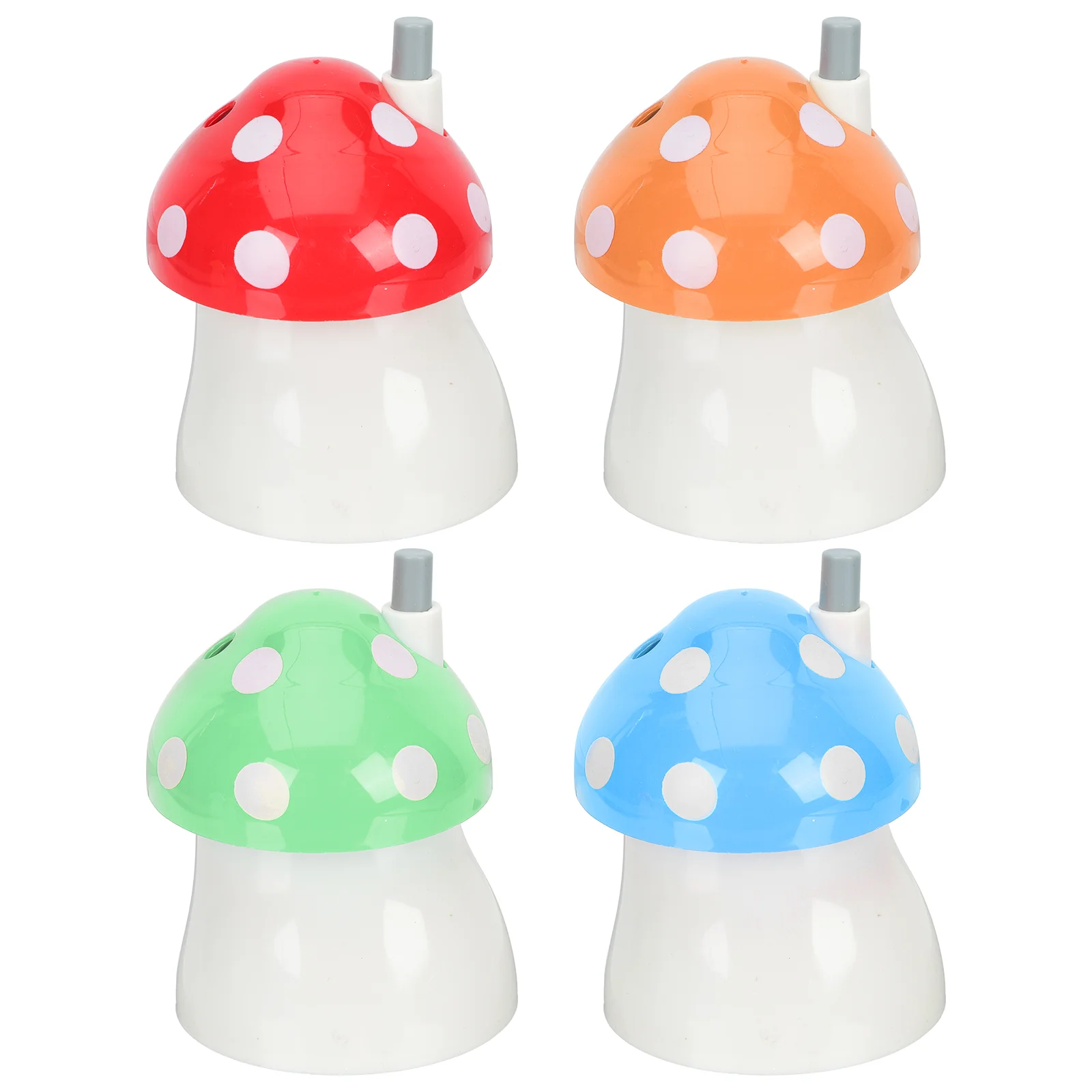 

Toothpick Holder Dispenser Press Box: Mushroom Toothpick Box Pressing Toothpick Jar for Home Restaurant Kitchen 4pcs