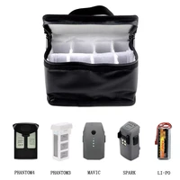 flame retardant explosion proof security bag 8 built in compartments for rc drone model airplane batteries fpv helicopter