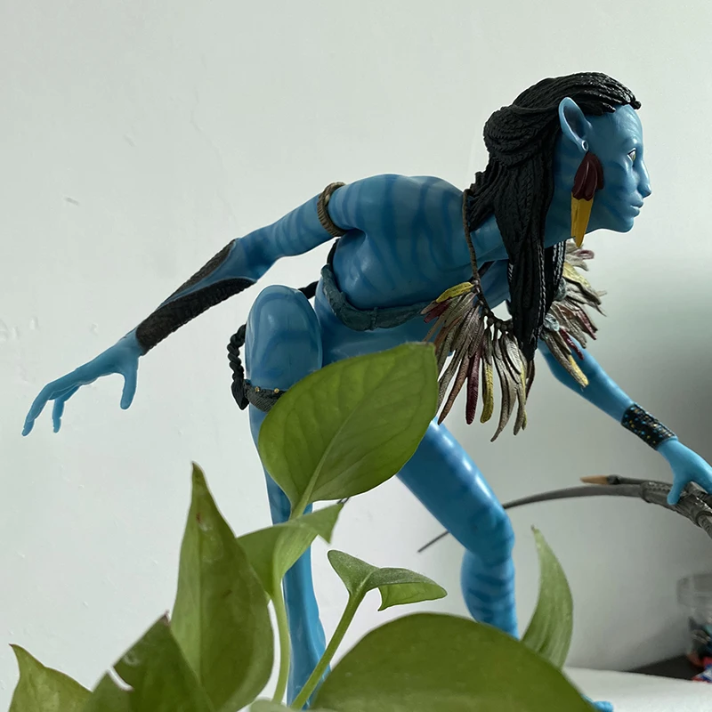 Дешево Сумасшедшие игрушки 1:6 Аватар 2 Нейтири статуя Джейка Салли ПВХ фигурки модели игрушки 50 см