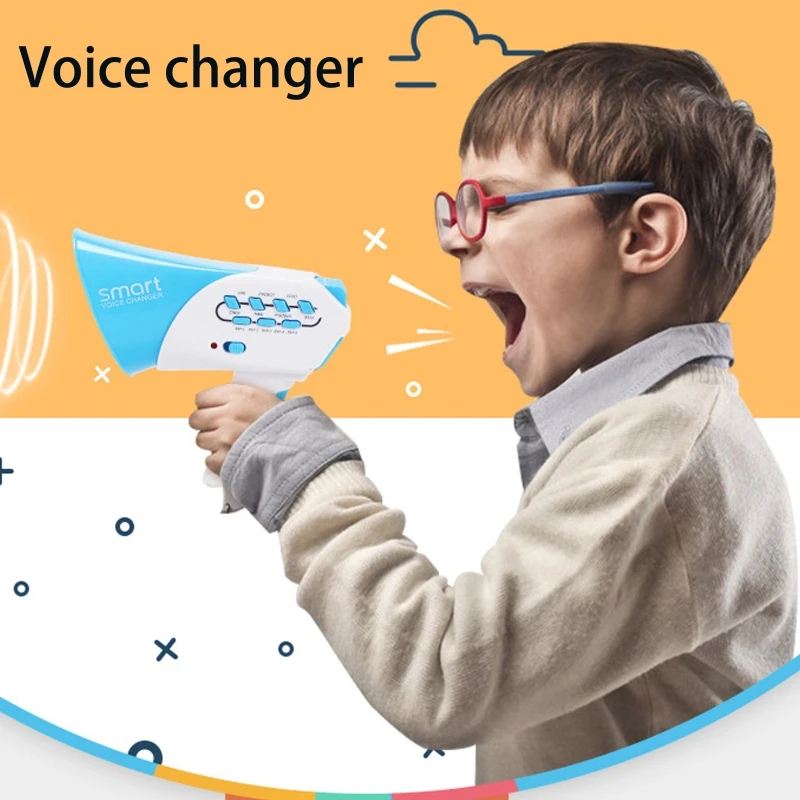 

Magic Megaphone Toy Voice Changing Toy w/ Multi-Channel 7 Mode Sound Changer Boys Girls Interactive Toy Funny Party Gift
