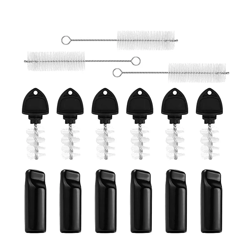 

15 Pcs Home Brew Beer Tap Cap Draft Beer Faucet Cleaning Nylon Brush American Standard Sanitary Rubber Tap Cover