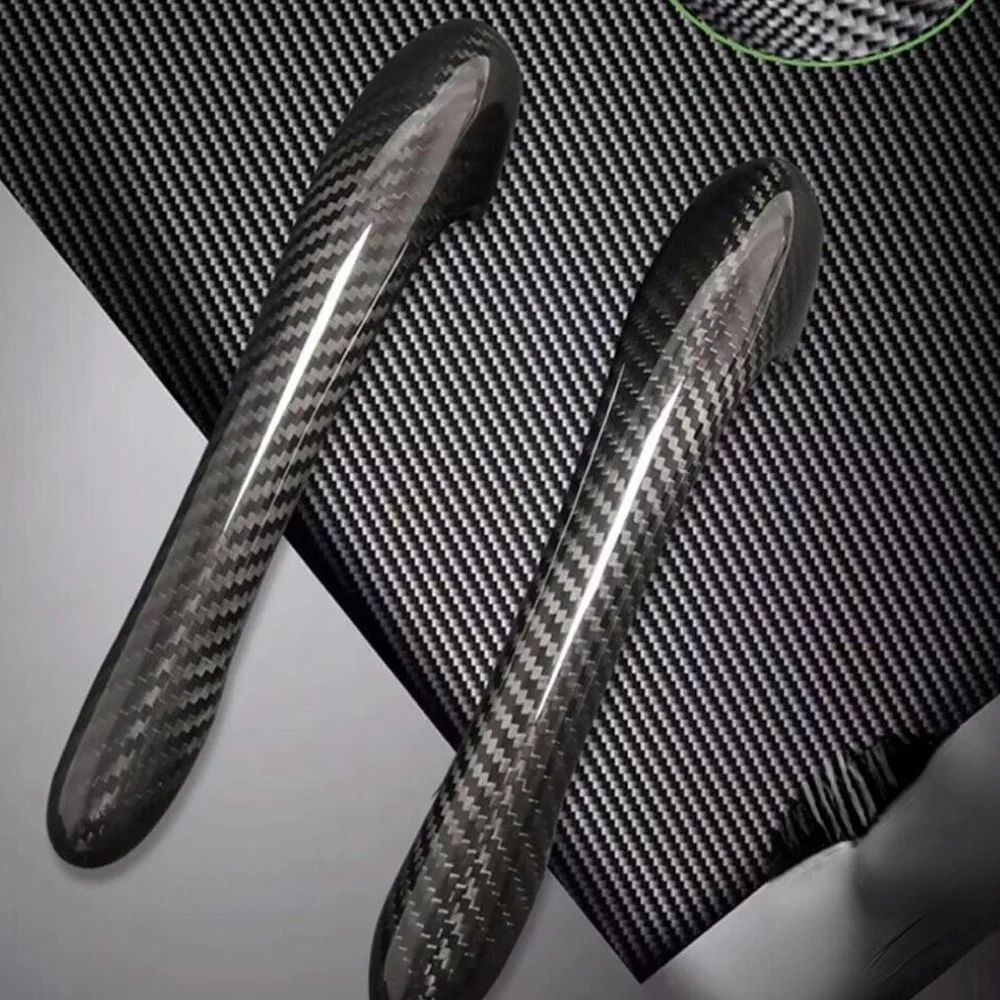 

Real Carbon Fiber For Maserati GranTurismo S MC GT GTS Coupe 2DOOR Exterior Made Door Handle Cover Sticker Overlay Trim