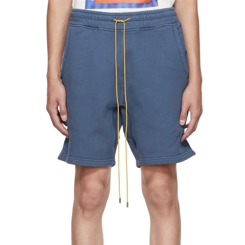

Rhude New Spring And Summer Lettering Embroidery High-Quality Men's Shorts