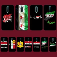 syria flag phone case for vivo y91c y11 17 19 17 67 81 oppo a9 2020 realme c3