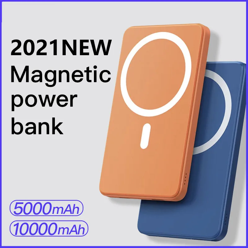 

10000mAh Magnetic 15W Fast Wireless Charging Power Bank For iphone12 13 Por Max powrbank Mobile Phone Portable External battery