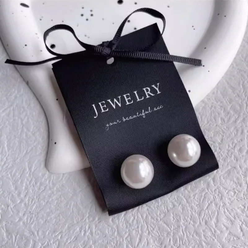 

Balck Cloth Cards 6x8.5cm(2.3x3.3inch) pack of 100 Earring Studs Necklace Bracelcets Jewelry Display Card