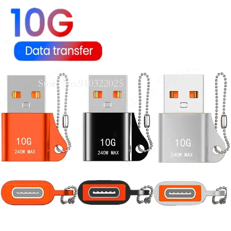 

Переходник с USB Type-C на USB Type-C, 10 Гбит/с, 240 Вт, 50 шт.