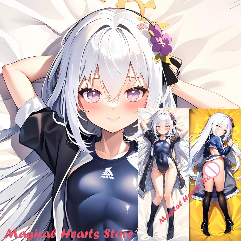 

Dakimakura Anime Blue Archive Shirasu Azusa Double-sided Print Of Life-size Body Pillowcase Gifts Can be Customized
