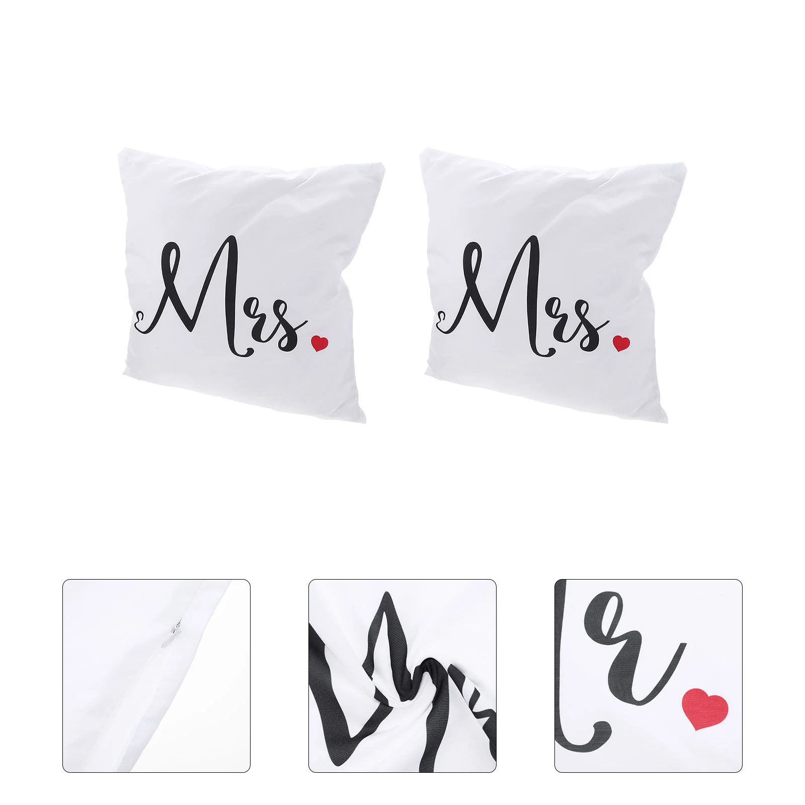 

Pillow Pillowcase Cover Covers Throw Sofa Decorative Cushion Pillowcases Case Square Cases Heart Pillows Bedletter