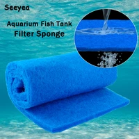 washable aquarium filter sponge for fish tank water cleaning replace biochemical filter cotton external filtro aquario supplies