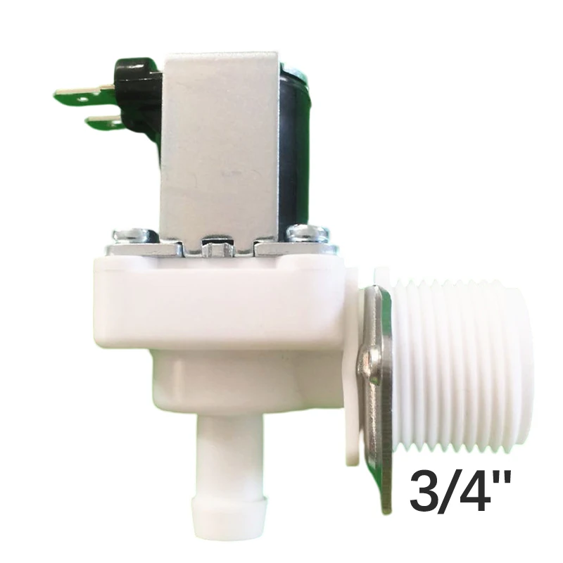 

3/4" Male Water Intake Inlet Vertical Solenoid Valve Normally Closed 12 Voltios DC 12V 24V 36V 48V AC 110V 220V For Ice Maker