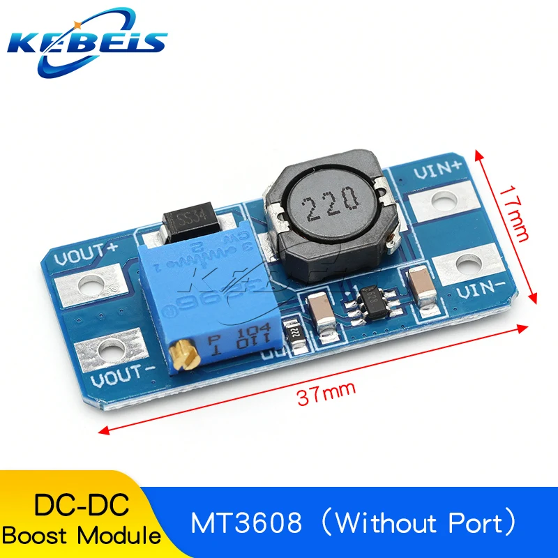 

KEBEIS MT3608 Повышающий модуль 2A