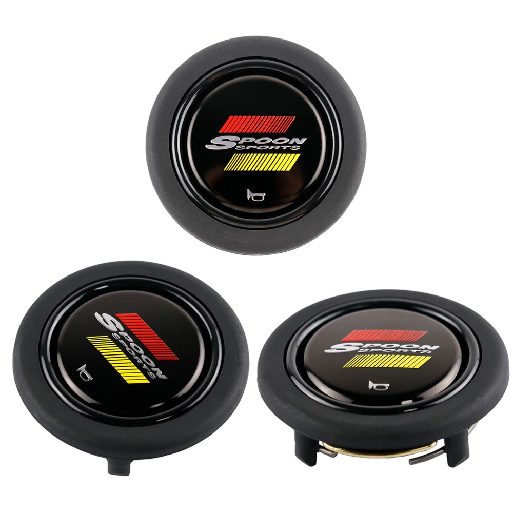 

new Spoon Sports High Performance Steering Wheel Horn Button Racing Horn Switch Push Cover