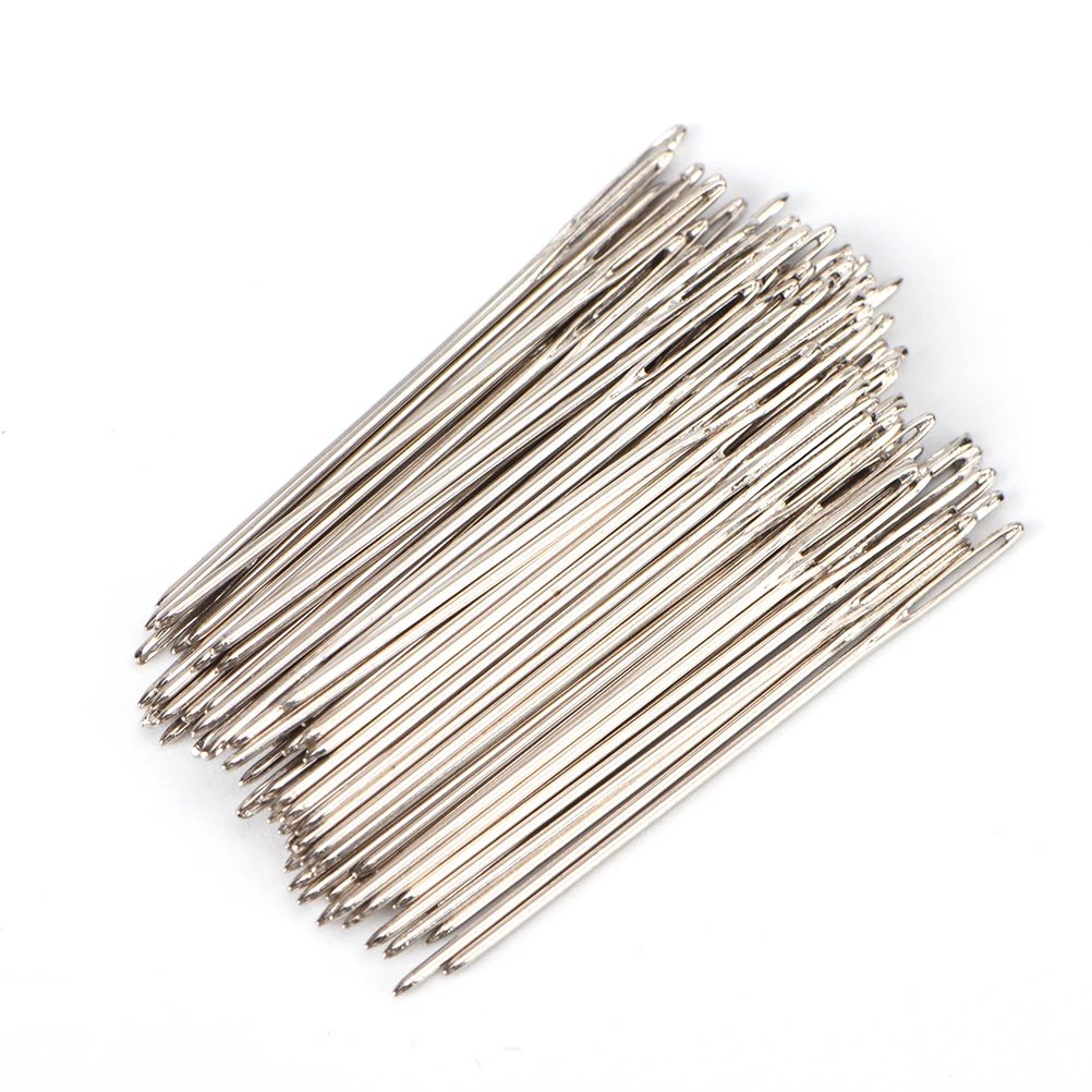 

100 PCS/Lot Golden Tail Embroidery Fabric Cross Stitch Needles Size 24 For 11CT