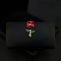 collar pin womens anti exposure buckle suit accessories little red flower brooch fixed clothes decorations jewelry pins gifts