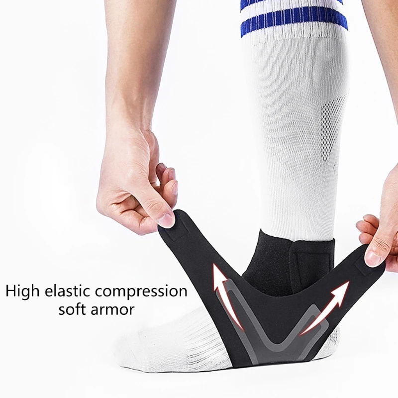 Sport Ankle Support Brace Elastic High Protect Guard Band Safety Running Basketball Fitness Foot Heel Wrap Bandage for Men Women