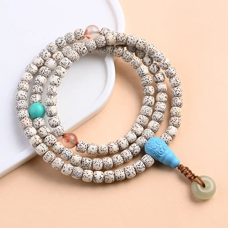 Яркие бусины Hainan 108 Будды ручной работы прямой вырез бусины-ведра ветер