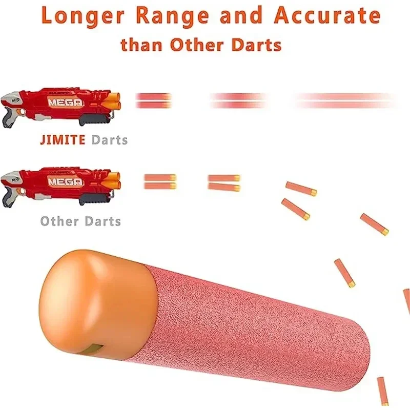 Mega Darts 30 шт. сменный блок совместимые мегапули для игрушечных пистолетов N-Strike Series