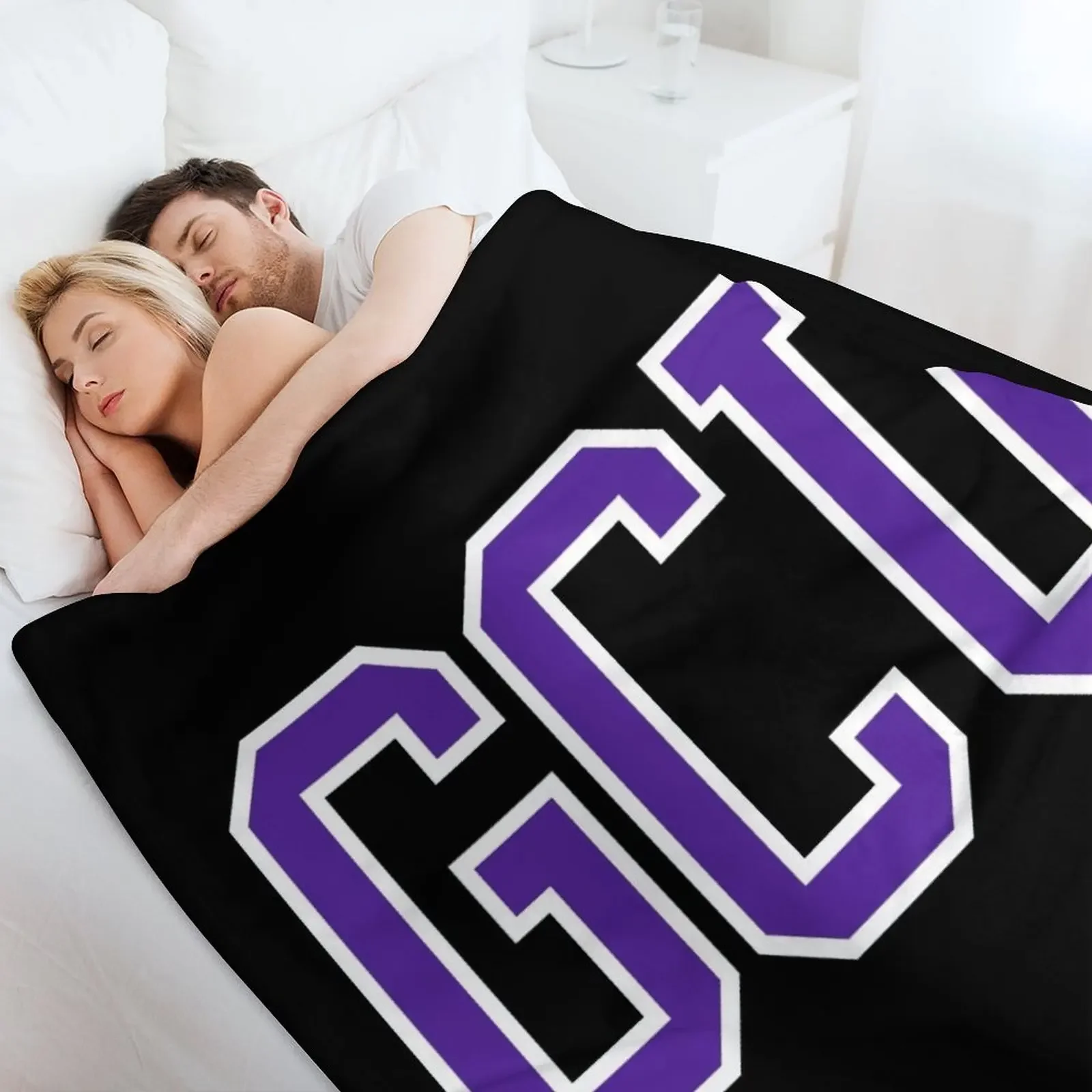 gcu - college font Throw Blanket Bed Модный мягкий плед для дивана Фланелевые одеяла