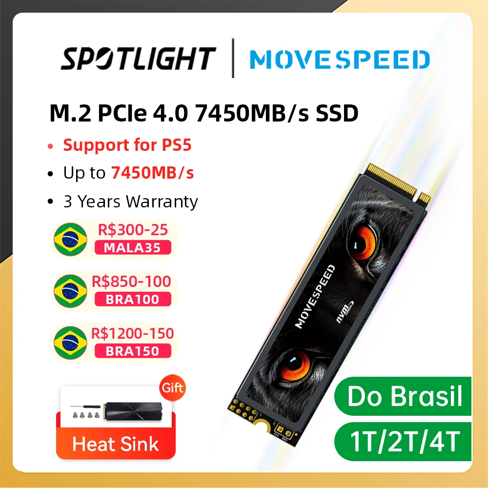 Внутренний твердотельный жесткий диск MOVESPEED | AliExpress