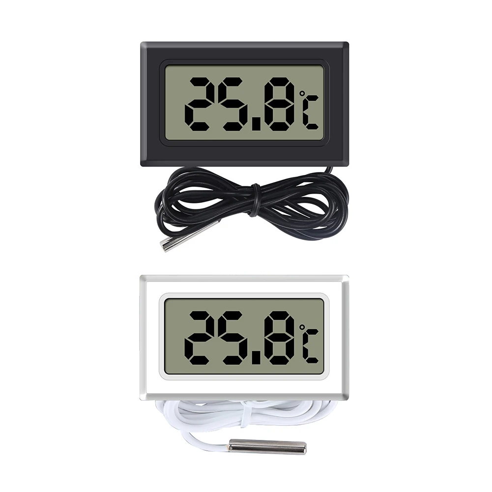 

Цифровой термометр для аквариума с ЖК-дисплеем, высокоточный электронный измеритель температуры для аквариума в холодильнике, измерительн...
