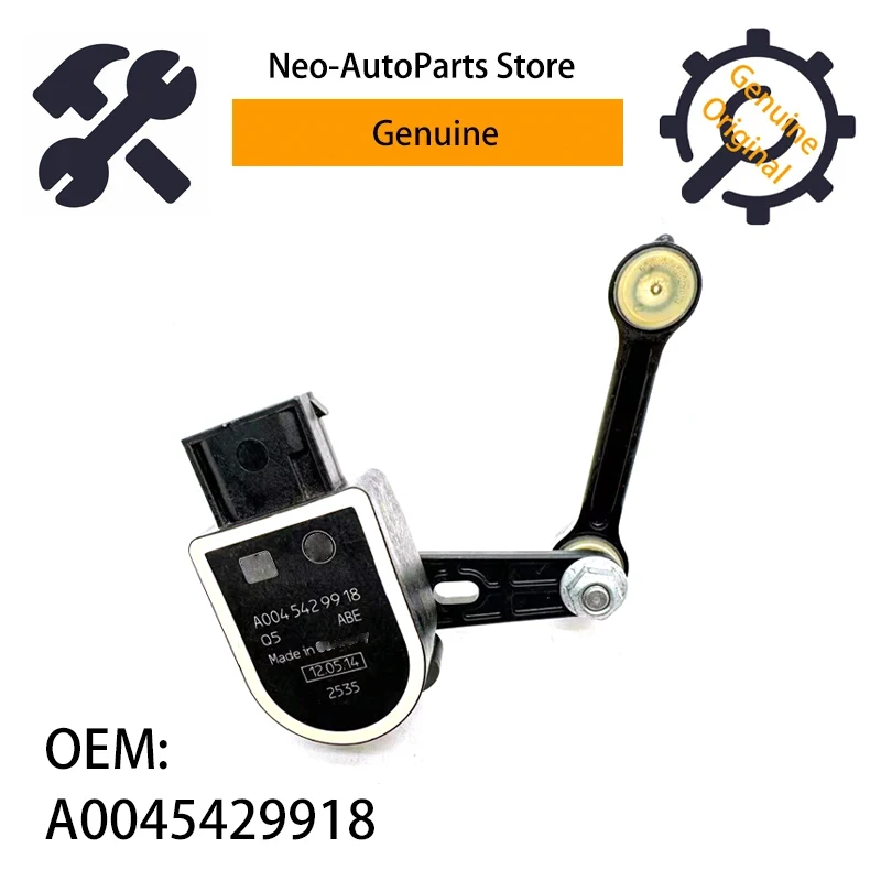 A0045429918 подлинный датчик уровня высоты задней подвески для Mercedes Benz A E M GL CLA V GLE GLS B