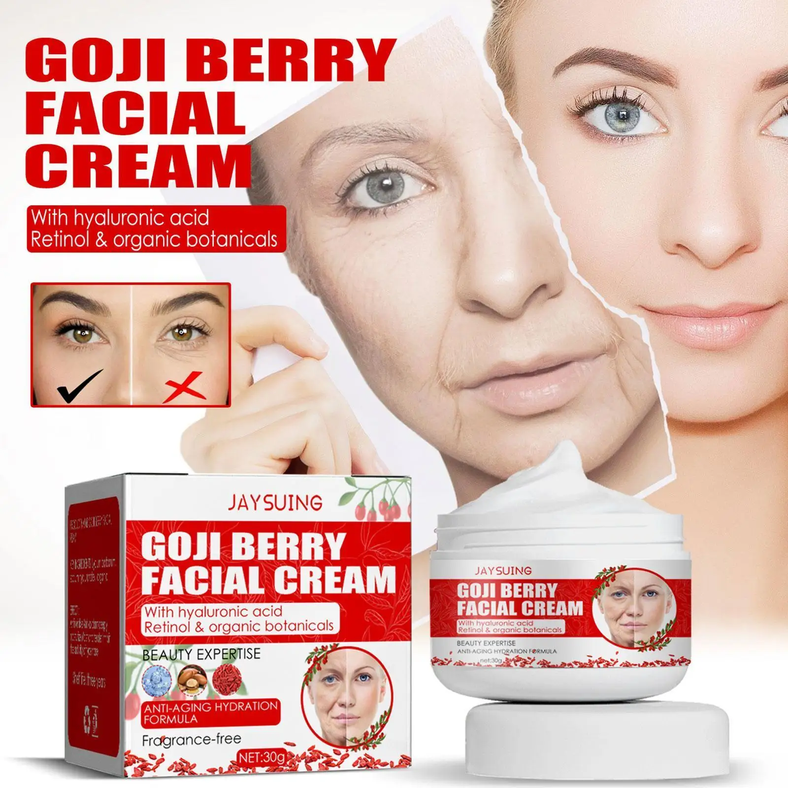 

Женский антиокислительный отбеливающий крем для лица, 30 г