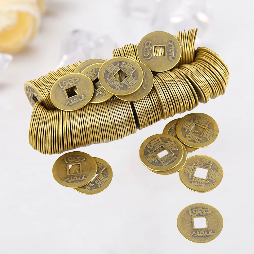 

100Pcs Coins Fake Pirate Chinese Copper Pirate Treasure Ancient Chinese Coins Craft Chinese