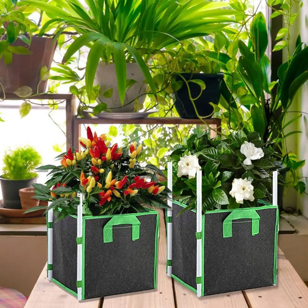 

Plant Grow Bag Thickened Heavy Duty Large Capacity Plant Grow Bags with Handles for Gardening