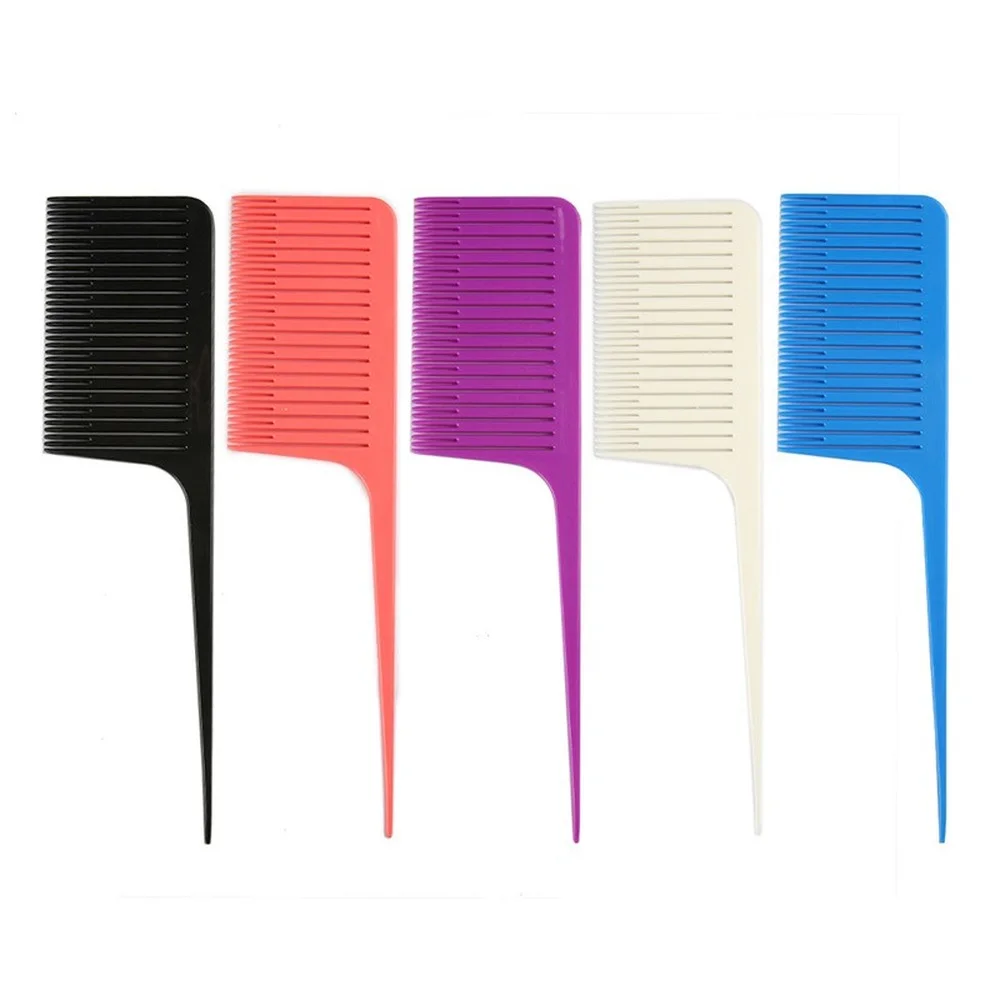 

1PC Profession Dyeing Comb Weave Comb Tail Pro-hair Dyeing Comb Weaving Cutting Combs Hair Brush for Hairdressing