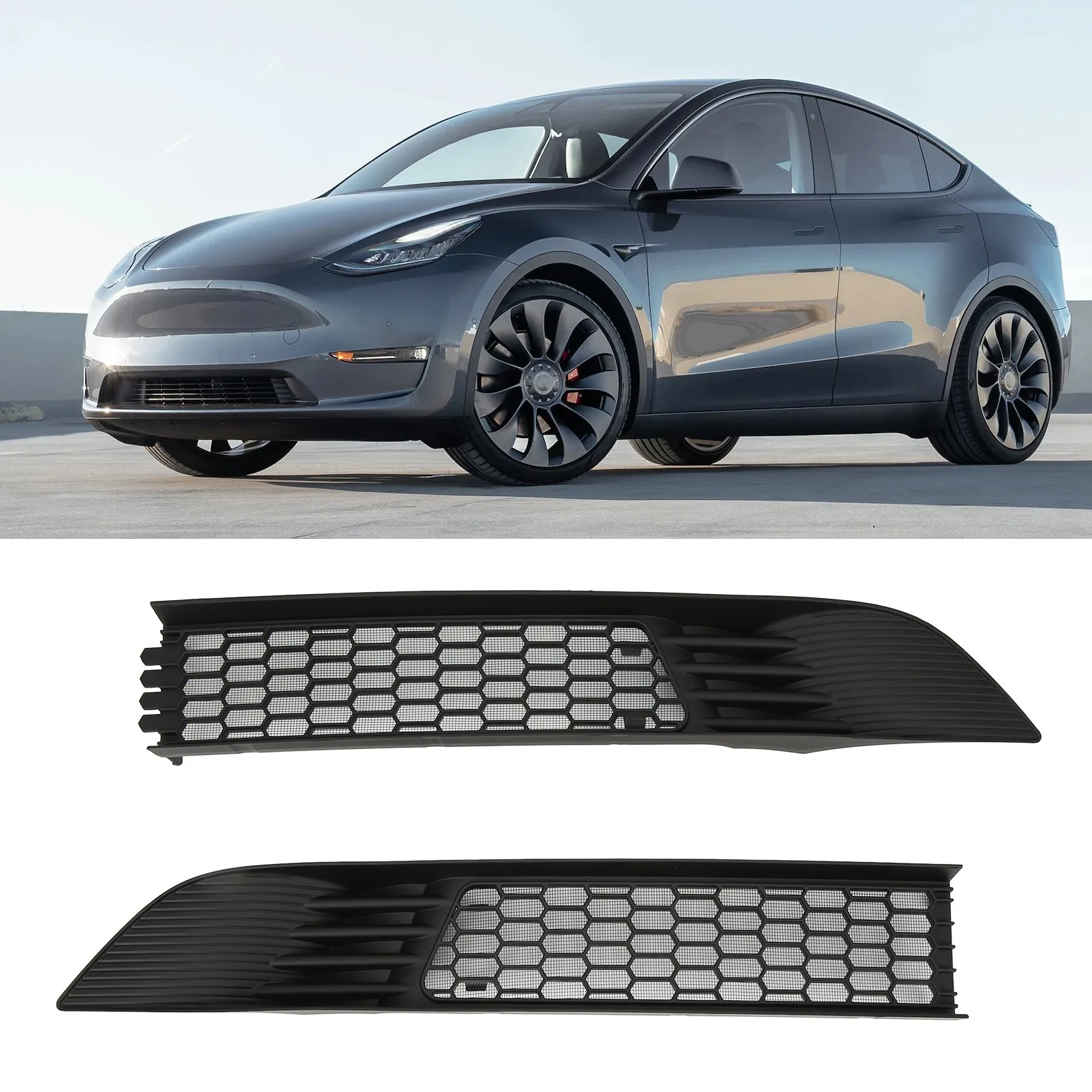 2 шт. сменная решетка для вентиляционного отверстия Tesla Model Y 2020 ‑ 2023 ABS
