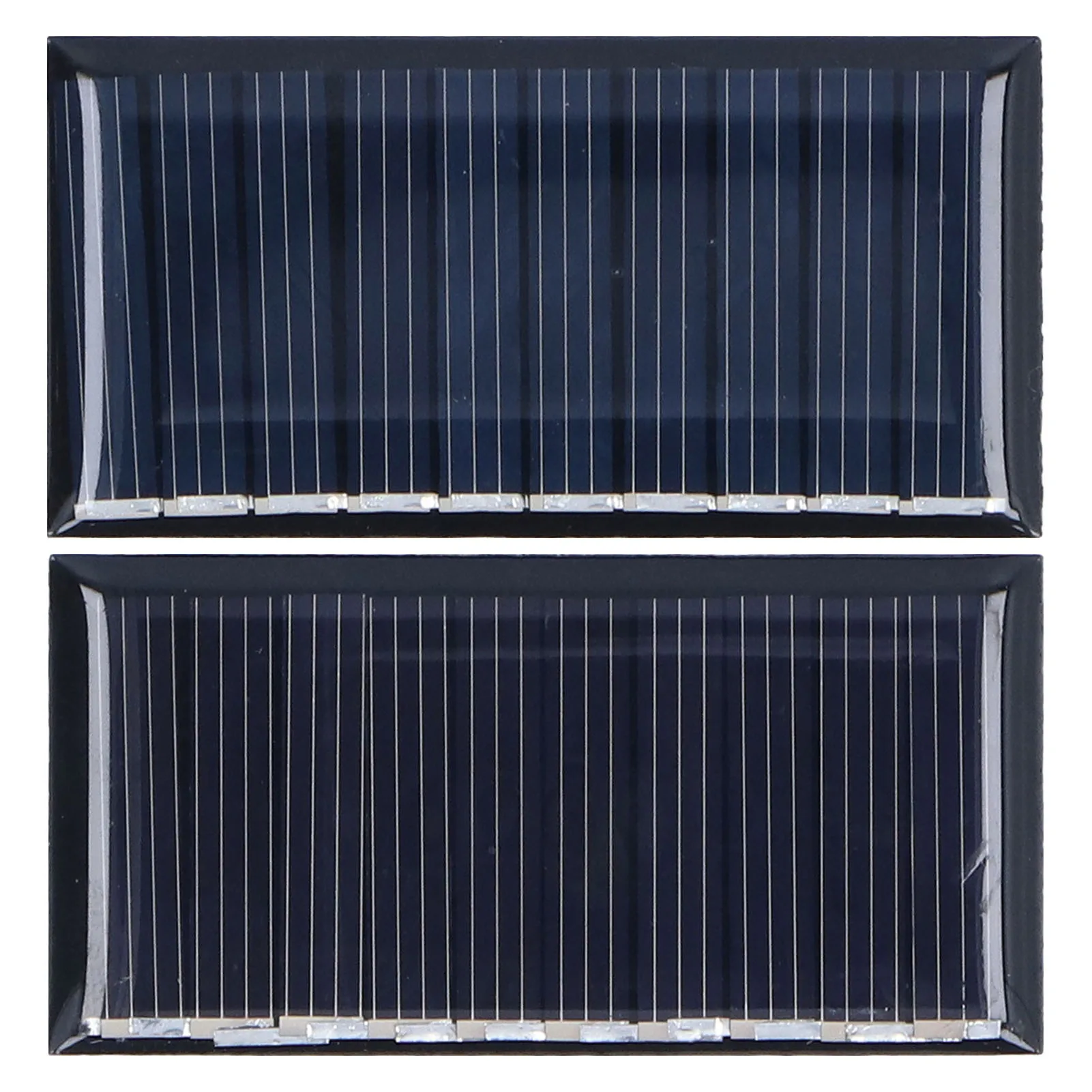 

2Pcs Mini Solar Panels 0.25W 5V Portable Mini Polycrystalline Silicon Weatherproof Durable Widely Used Mini Solar Cell