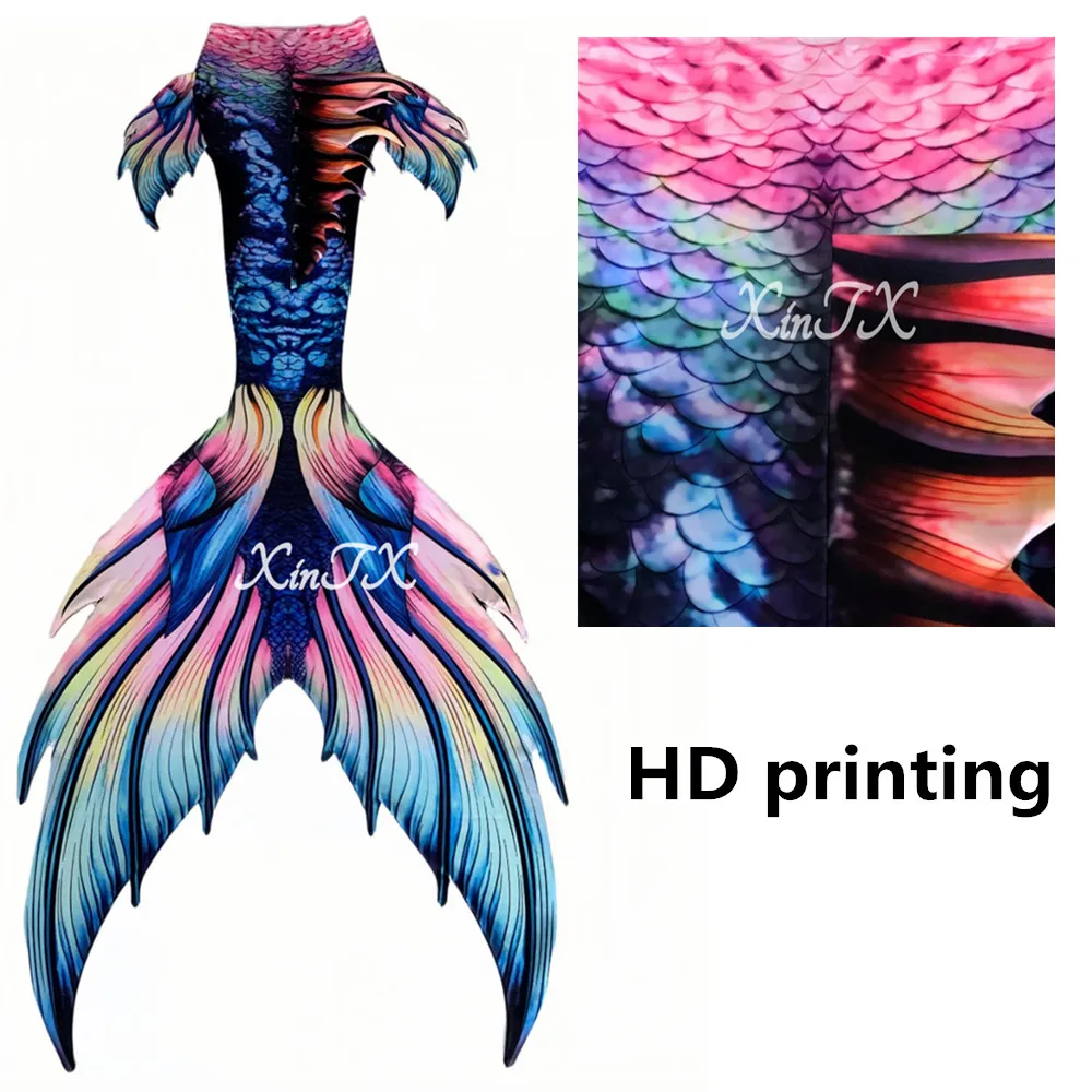 Лидер продаж 2022 купальный костюм для аквариума женщин взрослых и детей с хвостом