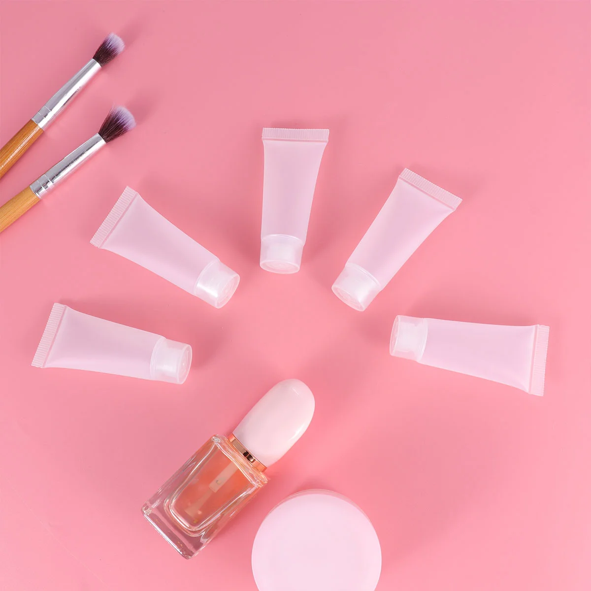 30 шт. оттенок для губ портативная бутылка тюбик белый диспенсер дополнительной