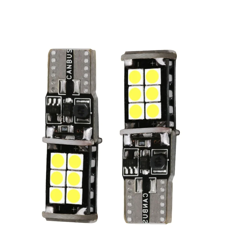 300 шт. Автомобильные светодиодные лампы T10 LED Canbus W5W 168 194 15 SMD 3030