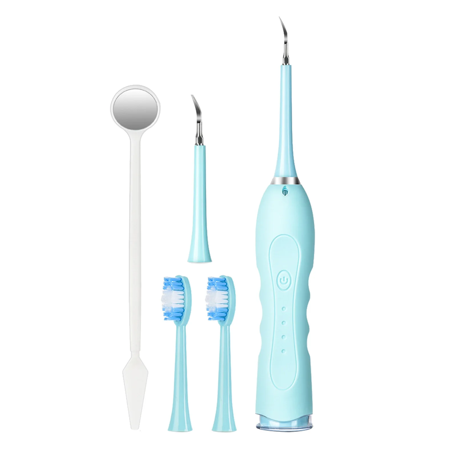 

4 Intensity Modes Strong Vibration Home Toothbrush For People With Replaceable Head Teeth Cleaner Kit Dental Mirror Rechargeable