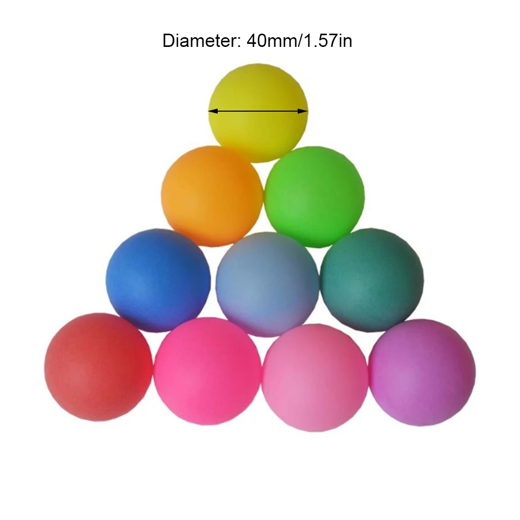 Pack of 150 Multiple Colors Table Tennis Ball DIY Crafting 40mm Balls Assorted Set Sports Accessories Replacement images - 6