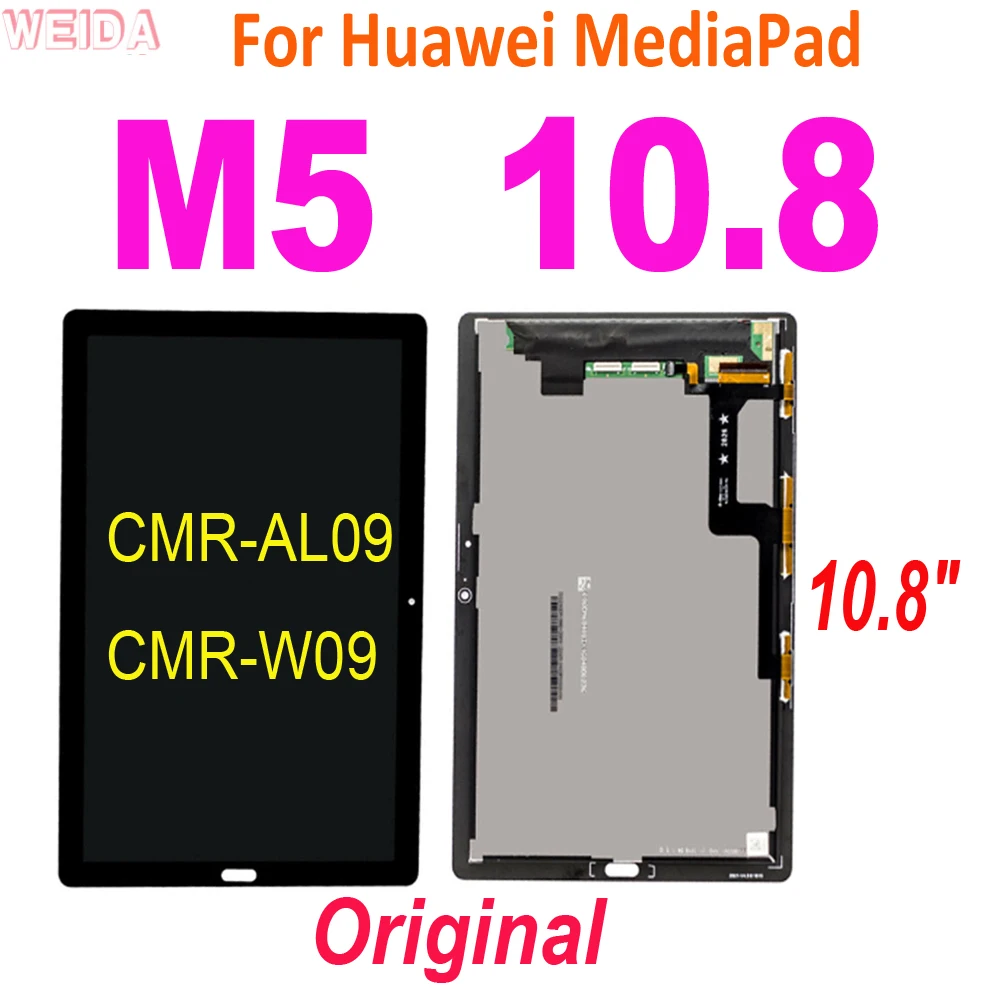 Original 10.8" LCD For Huawei MediaPad M5 10.8 LCD CMR-AL09 CMR-W09 LCD Display Touch Screen Digitizer Assembly Replacement