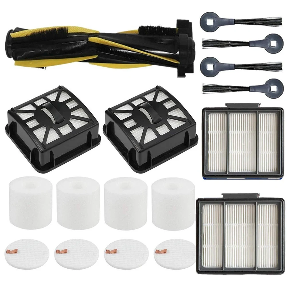 

Foam & Felt Filters Kit & Side Brushes Replacement for Shark RV1001AE RV101 Vacuum,Replaces Parts