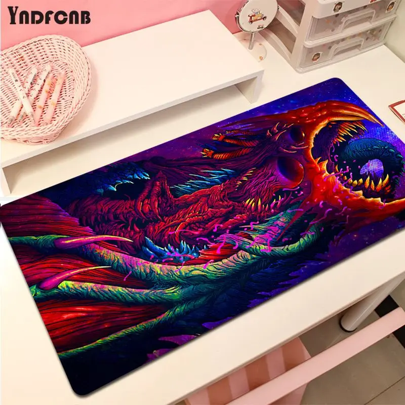 Игровой коврик для мыши hyperbeast большой размер XL с фиксируемыми краями игроков в Cs