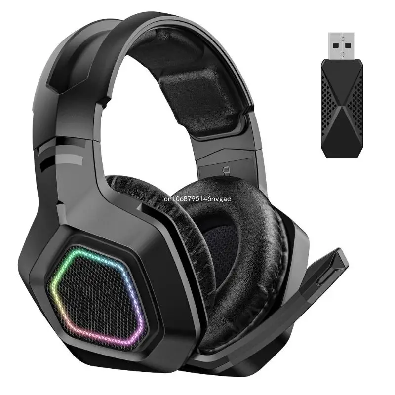Беспроводные игровые гарнитуры с микрофоном светодиодной подсветкой