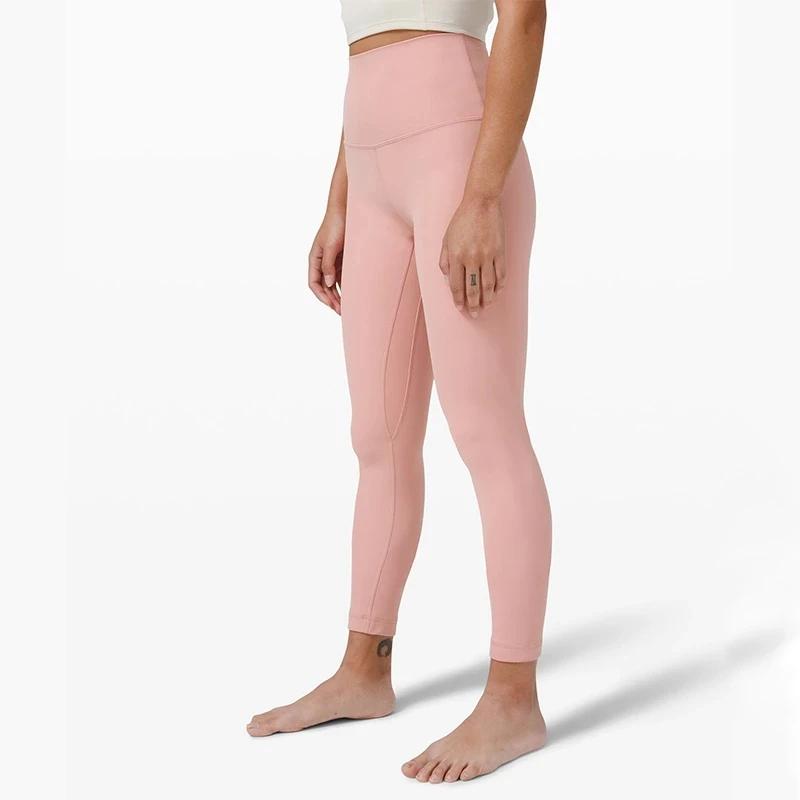 Yoga Sport Leggings Women Elastic lu Yoga Leggings High Waisted Tummy Control Leggings Sport Women Fitness Pants Seamless Tights