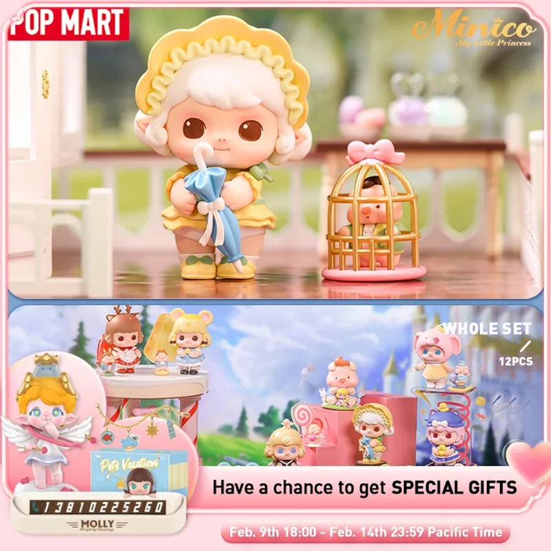 POP MART MINICO My Little Princess глухая коробка игрушки Kawaii аниме экшн-фигурка Caixa Caja сюрприз загадка коробка куклы девушки подарок
