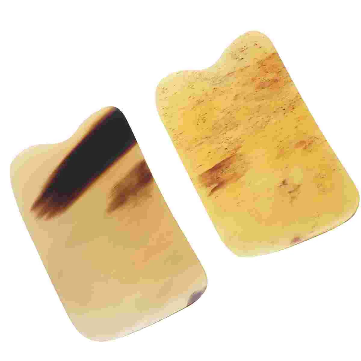 

Scraping Plate Horn Tool Ox Board Square Facial Black Spa Massge Jade Stone Guasha Scraper Tools Buffalo Face Chinese Body Point