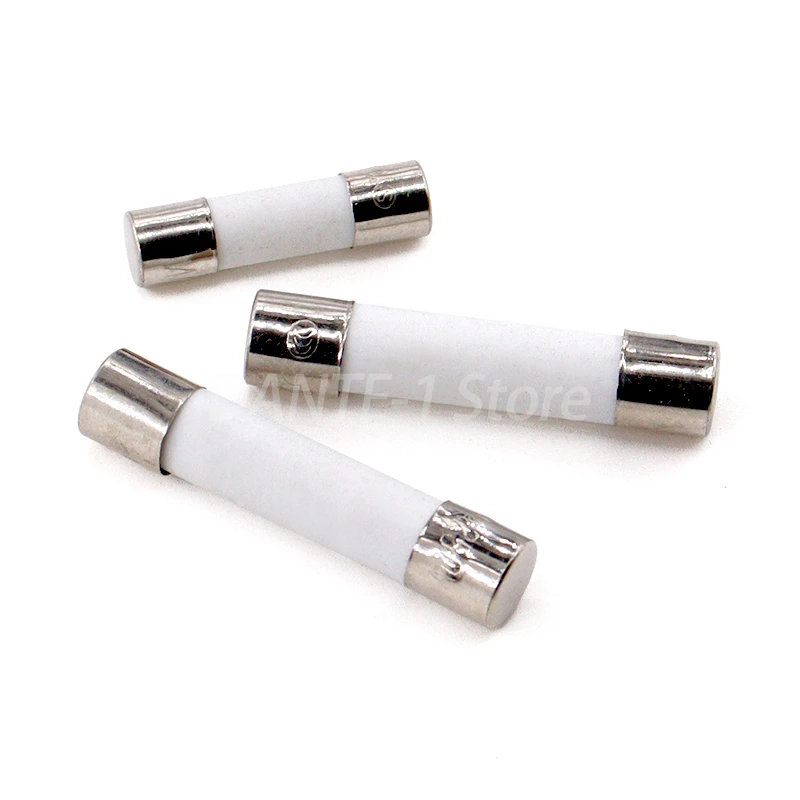 Керамическая трубка предохранителя 5x20 гнездо 6*30 мм 3/4/5/6 3/10/3 15/10/15A предохранитель