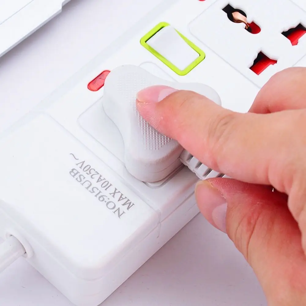 Пластиковая универсальная розетка белая портативная удлинитель питания зарядка