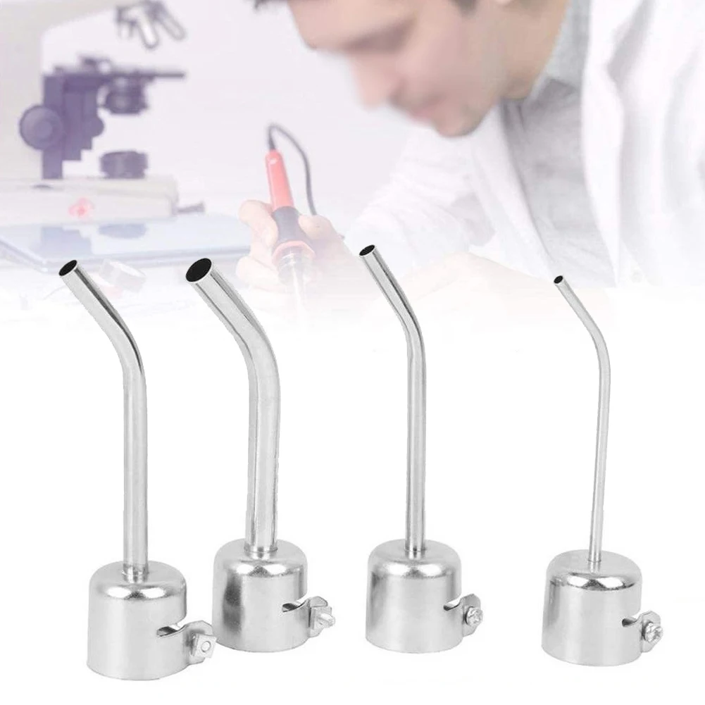 

1pc Long Bent Curved Angle Welding Nozzle For 850 Series Hot Air Rework Station Hot Desoldering Station Nozzle Soldering Tool