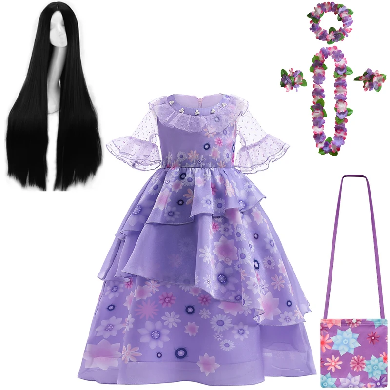 

Платье принцессы для косплея с изображением Изабеллы и цветов